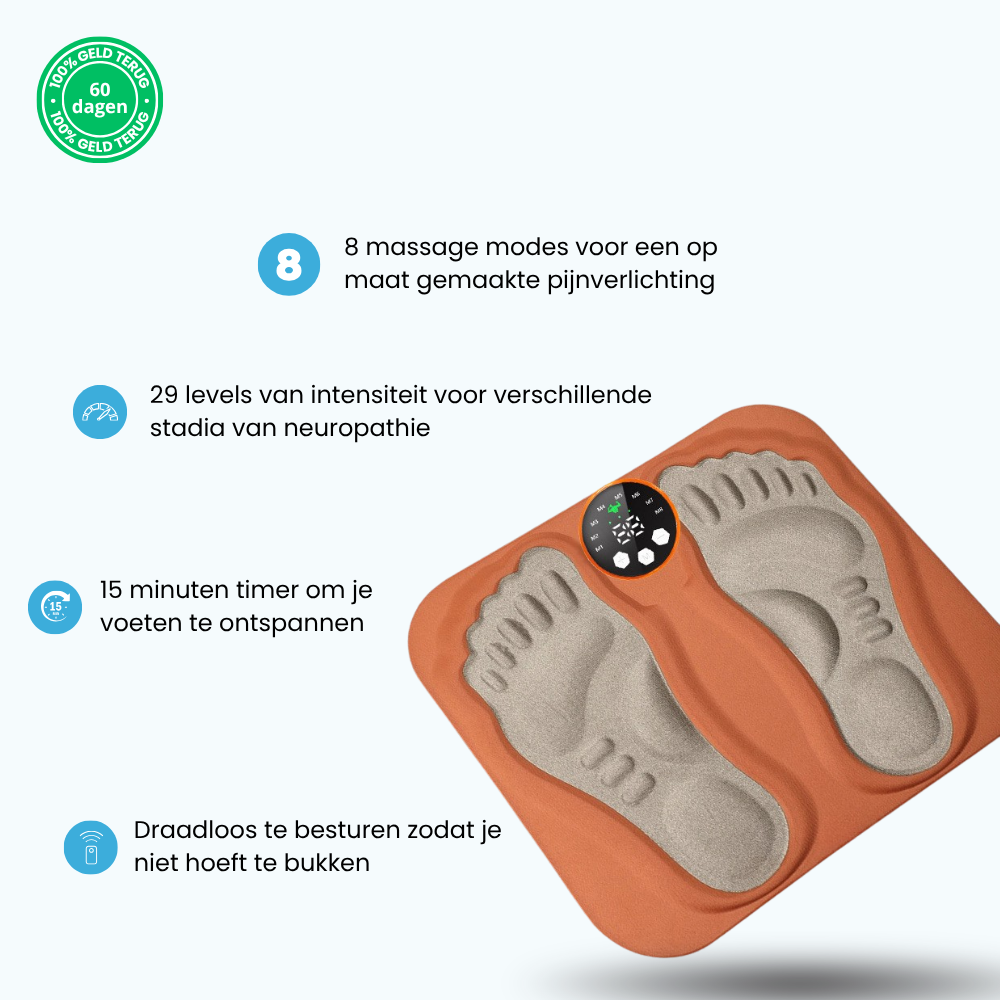 Nervana™ N.M.E.S massager | Voel je voeten weer, voordat het te laat is | 50% korting