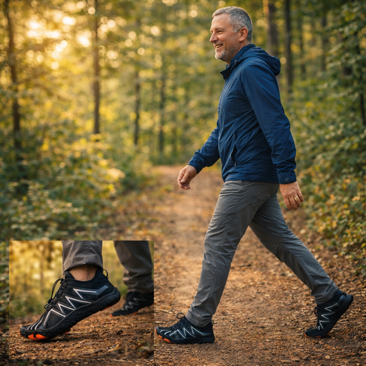 TrailFlex™ Barefoot | Wandel weer urenlang zonder vermoeidheid | 50% korting