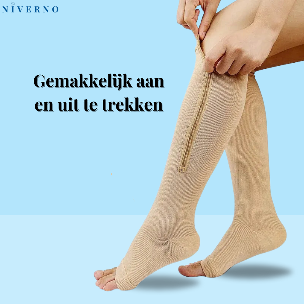 EasyZip™ - Compressiesokken voor diabetici | 2+1 gratis