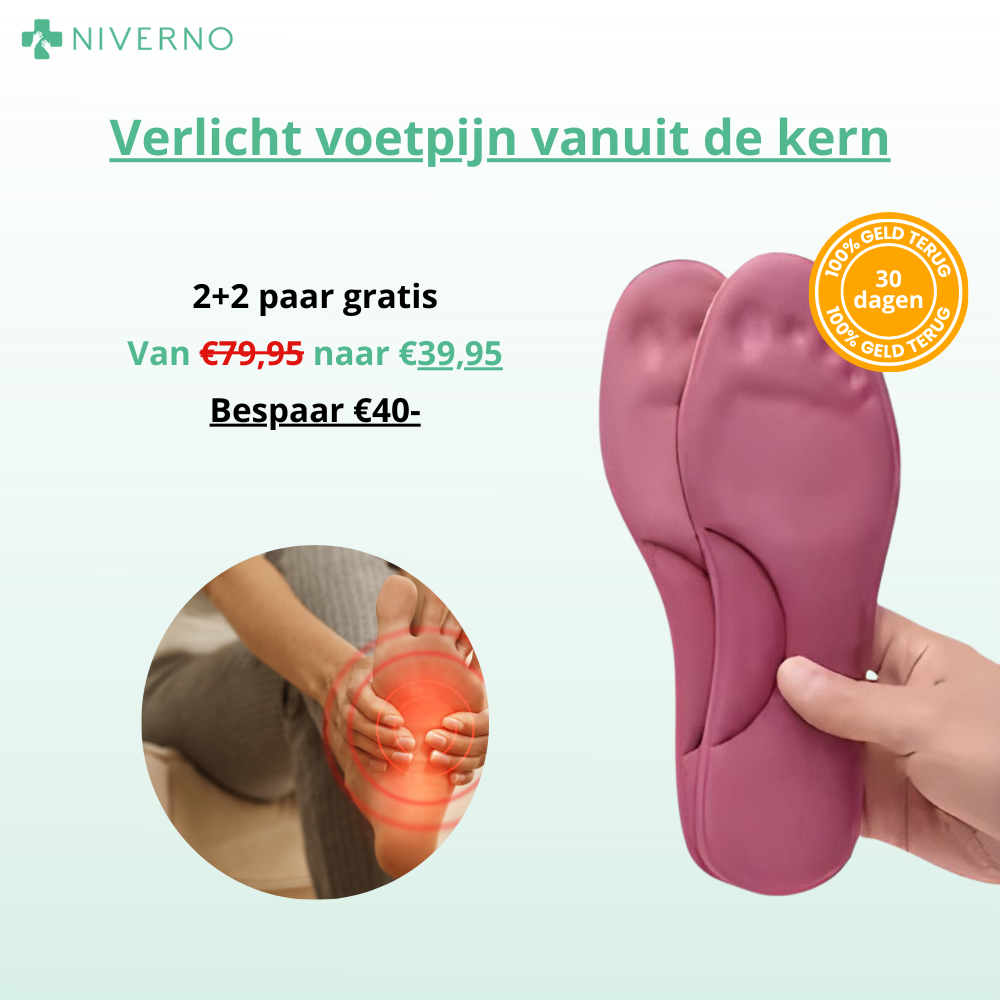 ThermaSole™ - Verlicht voetpijn gemakkelijk vanuit de kern | 2+2 paar gratis