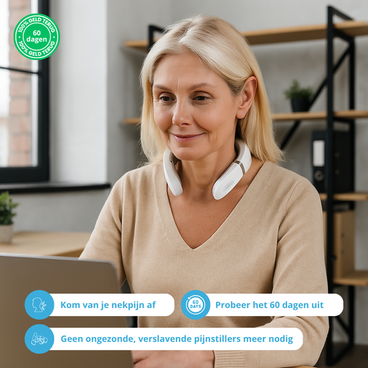 Neckura™ | Verlicht direct nekpijn vanuit huis | 50% korting