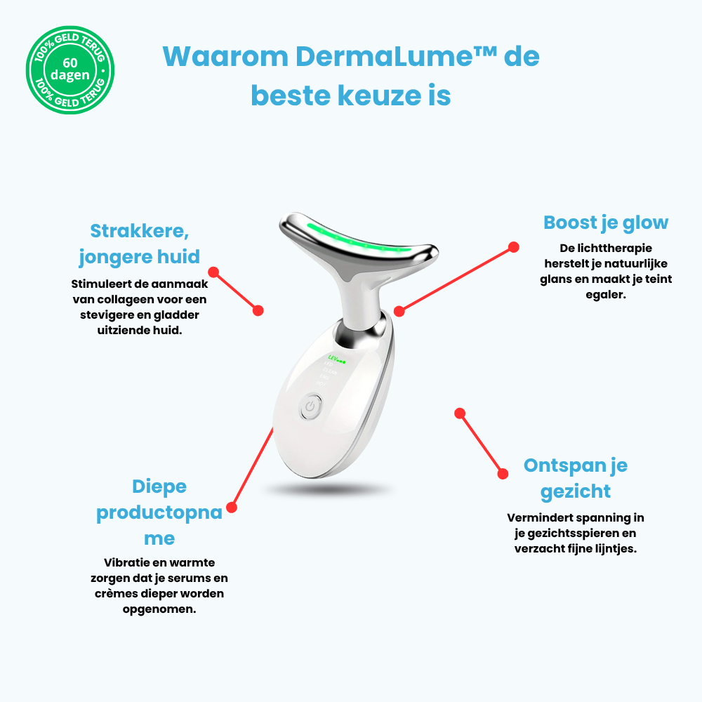 DermaLume™ | lift je gezicht en zie er 5 jaar jonger uit | 50% korting