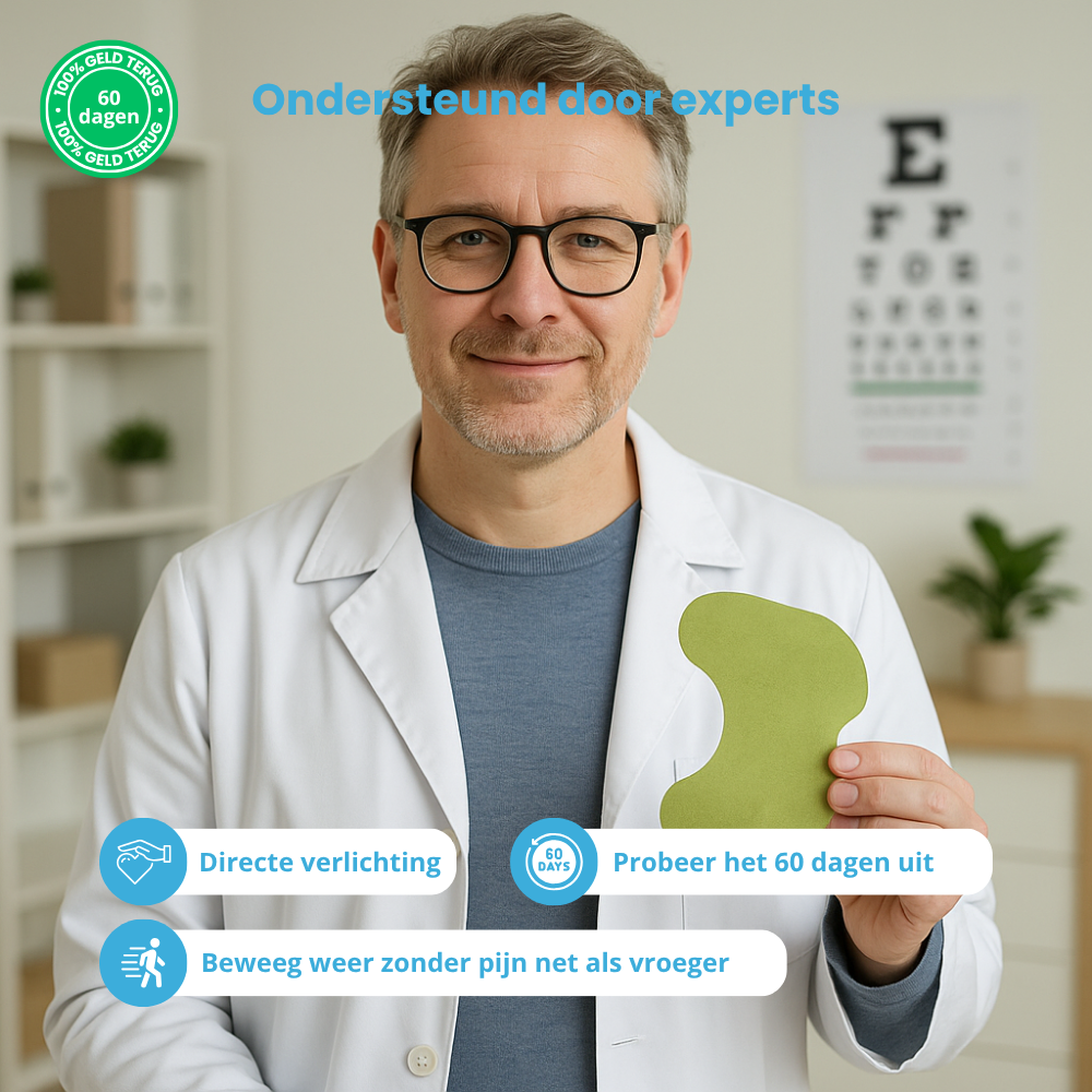 HerbalPatch™ | Wandel en fiets weer zonder kniepijn | 50% korting