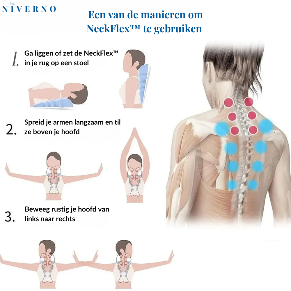 NeckFlex™ - Vaarwel spanning en pijn in nek, schouders en rug