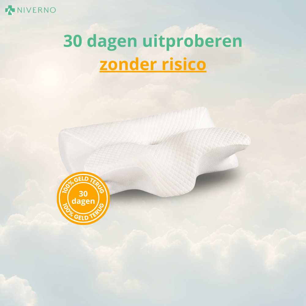 Niverno Ergonomisch Kussen - Sta op met een goed humeur zonder nekpijn