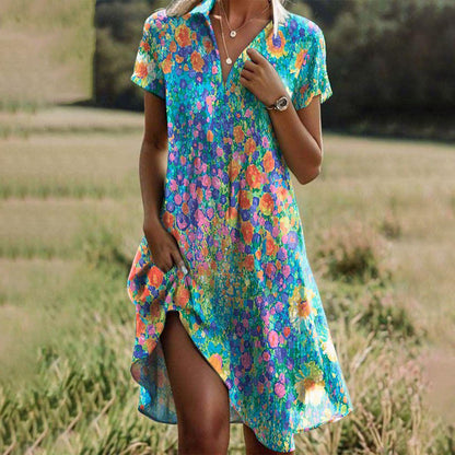 Sienna™ | Zomerjurk met patroon